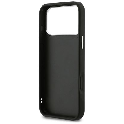 7. Karl Lagerfeld IML Glitter KL Diamond Logo Hülle für iPhone 17 Pro Max - Schwarz
