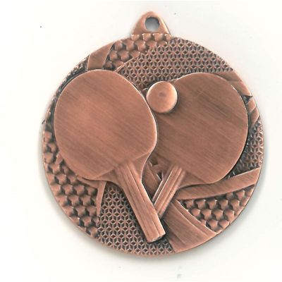 5. Bronzemedaille – Tischtennis – Stahlmedaille