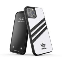 Adidas OR Moulded Case PU für iPhone 12 Pro Max - Weiß/Schwarz