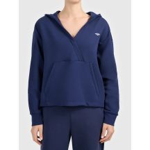 Damen-Kapuzenpullover mit Umschlagform aus sehr weichem Strickmaterial 4F 4FWAW26TSWSF2661-31S