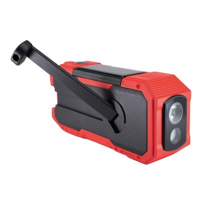 2. Albrecht DR 112 DAB+ UKW-Radio mit externer Kurbel, SOS, Taschenlampe, Solar, PowerBank