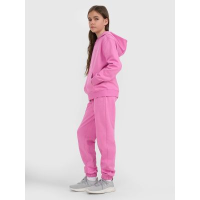 4. Mädchen-Sweatjacke mit Kapuze 4F 4FJRAW25TSWSF2466-54S