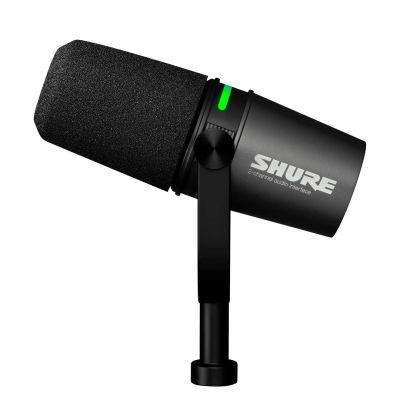 3. Shure MV7i – Intelligentes Mikrofon mit US-Schnittstelle