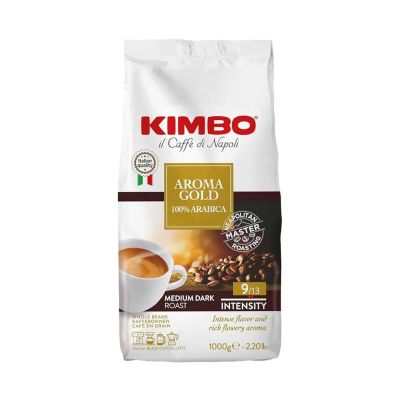 3. Kimbo Aroma Gold Kaffee 1 kg, ganze Bohnen