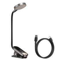 Baseus Mini-LED-Lampe mit Clip grau (DGRAD-0G)