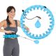 2. HMS HHW01 Hula Hoop Reifen mit Nieten und Gewicht, blau