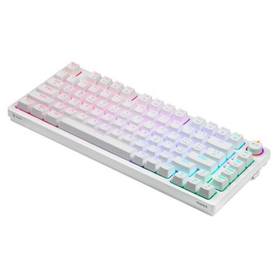 6. SAVIO DRAHTLOSES MECHANISCHES TASTATUR PHENIX WEISS GATERON ROT PRO ABS