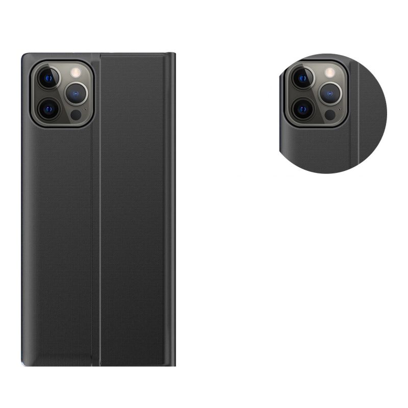7. Sleep Case Booktype Case Smart Schutzhülle Aufklappbare Hülle für iPhone 13 Pro Max schwarz