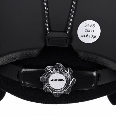 ALPINA ZUPO BLACK MATT 54-58 Skihelm