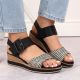 7. Remonte W RKR646 Leder Keilsandalen
