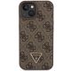 4. Guess GUHCP15MP4TDSCPW iPhone 15 Plus 6,7" braun/braunes Hardcase Crossbody 4G Metalllogo