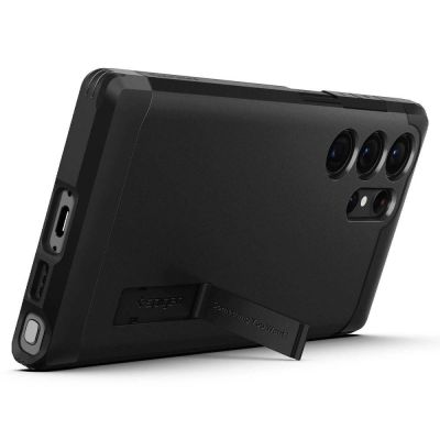 11. Spigen Tough Armor Hülle für Samsung Galaxy S23 Ultra – Schwarz