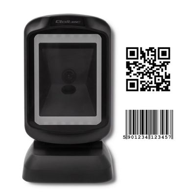3. QOLTEC Barcode-Lesegerät (stationär) | 1D und 2D | USB