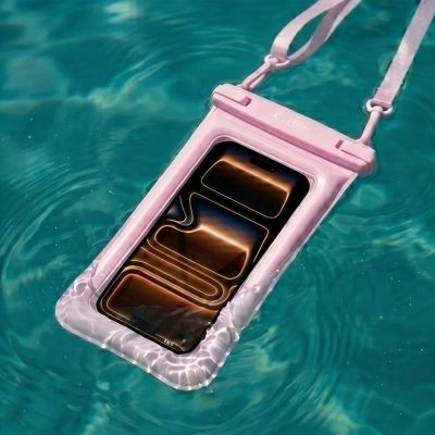 5. Tech-Protect UWC7 6,9" wasserdichte Hülle - pink