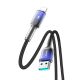 3. Joyroom S-A42 Crystal-Clear Serie 3A USB-A – Lightning Kabel 1,2 m – Schwarz