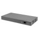 2. Digitus DN-95343 Netzwerk-Switch, unmanaged Fast Ethernet (10/100), PoE-Unterstützung, 1 HE, Schwarz/Silber