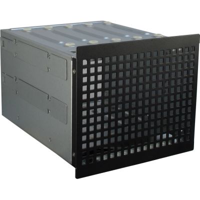 9. Inter-Tech 3U-30248 Schwarzer Edelstahlständer
