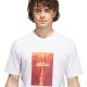 4. adidas Herren-T-Shirt mit Wasserfallgrafik, weiß, KH0398