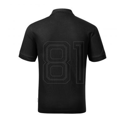 5. Resist Heavy Poloshirt für Herren (Schwarz 01 (Markenlabel))