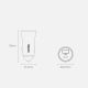 17. Baseus Golden Contactor Pro Quick Charger Auto Ladegerät USB Typ C / USB 40 W Power Delivery 3.0 Quick Charge 4+ SCP FCP AFC + USB Typ C - Lightning Kabel blau (TZCCJD-03)
