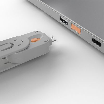 4. Lindy 40453 Port Blocker Port Blocker + USB Typ-A Dongle Orange Acrylnitril Butadien Styrol (ABS) 5 Stück.