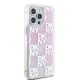 4. DKNY Liquid Glitter Multilogo Hülle für iPhone 15 Pro Max – Pink