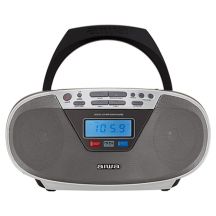 AIWA Boombox BBTU-400SL CD/FM RDS/USB/BT silber