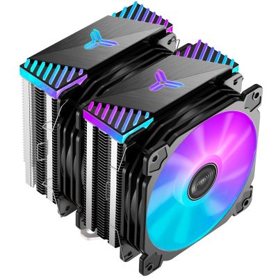 11. Jonsbo CR-2000GT CPU-Kühler mit Radiator und 12 cm Lüfter, schwarz, 1 Stück.