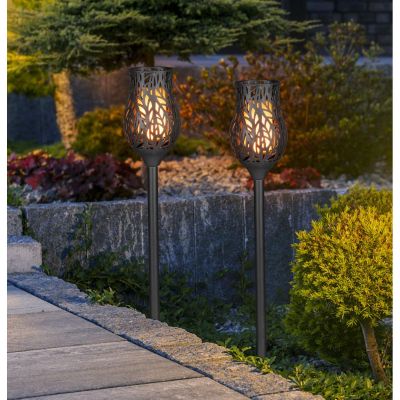 10. Solar-Taschenlampe 53 cm 12 LEDs SMD