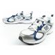 8. New Balance 408 Herren-Sportschuhe, Sneaker, modisch und bequem, weiß/silber