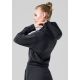 3. CASALL Peachy V-Ausschnitt Hoodie Schwarz