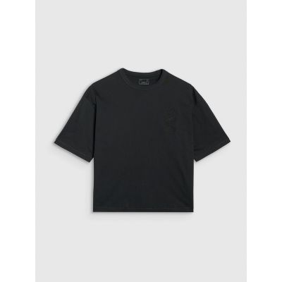 5. Oversize-T-Shirt für Damen mit Print, Größe 4F 4FRSS25TTSHF2979-20S