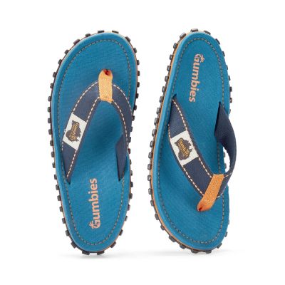 4. Gumbies Unisex-Flip-Flops ISLANDER FLIP-FLOP DREIFARBIG BLAU