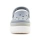 2. CROCS CLASSIC FROSTED STACKED CLOG CONCRETE 212567-0Z3