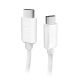SBS TECABLETISSUETCCG USB-C – USB-C-Kabel 1,5 m 60 W geflochten – grau