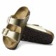 2. Birkenstock Arizona Birko-Flor Gold Damen Flip-Flops normal breit (1016110)