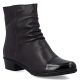 Damen-Ankle-Boots aus Leder mit Absatz, braun, gefüttert, Rieker Y0773-25
