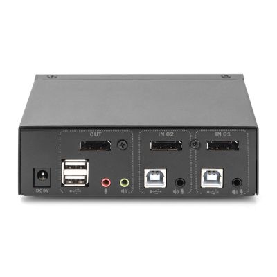 2. Digitus KVM-Switch, 2x1 DP, DP-Ausgang, USB