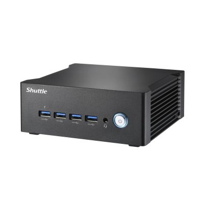 3. Shuttle Nano PC NA10H PC Größe 1L Schwarz 8845HS 3,8 GHz