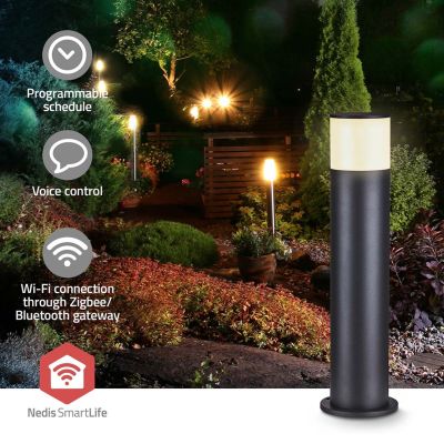 13. Nedis ZBLOP10RGBW Smartlife RGB Zigbee 3.0 10 + 4W Außenleuchte