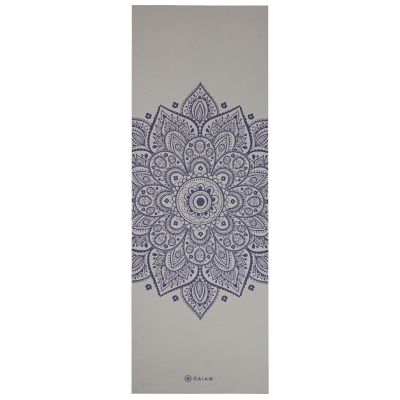 10. Gaiam Sustained Sundial Flower Yogamatte 5 mm 65732