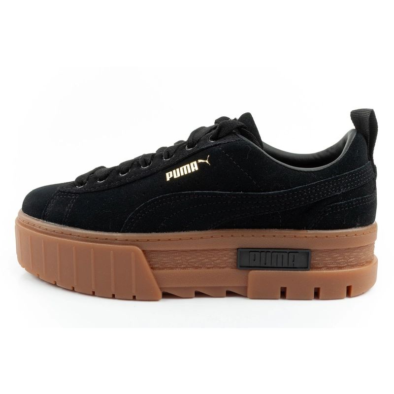 2. Puma Mayze Damen Sportschuhe Sneakers Plateau schwarz modisch Leder