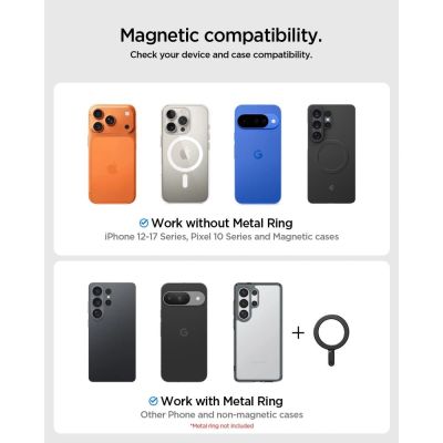 14. Autohalterung Spigen STK100 VacuumLock MagSafe – Schwarz