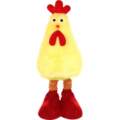 12. HÄHNCHEN AUF TELESKOPE 40-48CM FRÜHLINGSDEKORATION