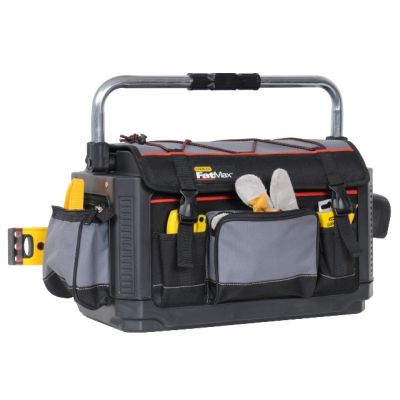 Stanley 1-79-213 Werkzeugkoffer, Nylon, Kunststoff, Polypropylen (PP), Schwarz, Grau