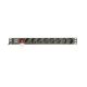 12. GEMBIRD 19"-Rack-Steckdosenleiste PDU EG-PDU-014-C14 1U, 10 A, 8 x SCHUKO, C14-Stecker, 3-m-Kabel