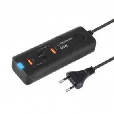 ESPERANZA LADEGERÄT 60W 2X USB-C PD 30W / 2X USB-A QC 3.0 18W EZC109