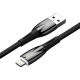 4. Baseus Glimmer Series Kabel USB-A - Lightning 480Mb/s 2.4A 2m schwarz
