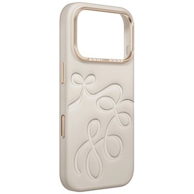 3. Uniq Coehl Cloude Magnetische Ladehülle für iPhone 18 Pro / 17 Pro – Beige