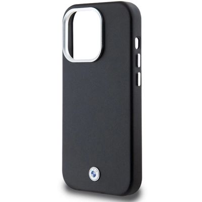 6. BMW Signature Wrapped Metal MagSafe Hülle für iPhone 14 Pro – Schwarz